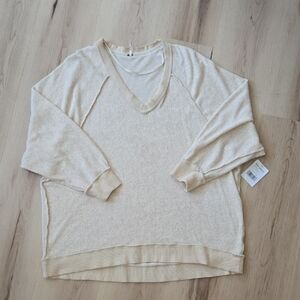 NWT Free People Take It Off Pullover Sweater, Size XS